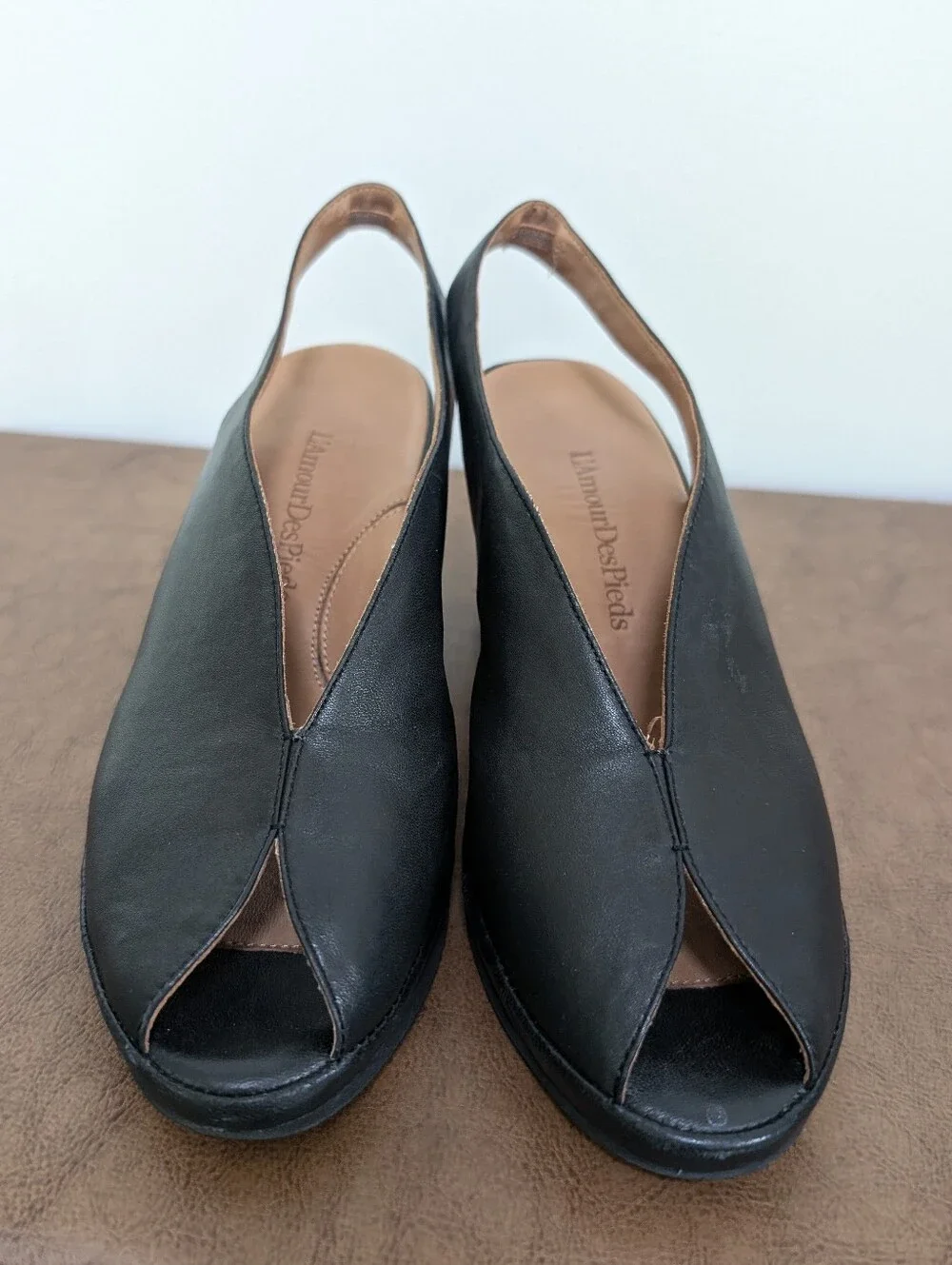 L'Amour Des Pieds Odetta Slingback Wedge